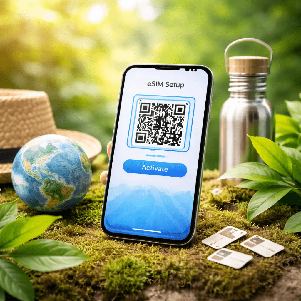 eSIM and Sustainable Travel: How Going Digital Reduces Waste